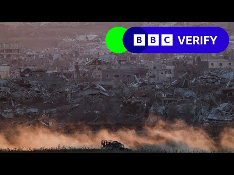 BBC Verify Gaza demolitions